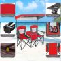 Outdoor chair, Red, 170 × 151 × 72 cm