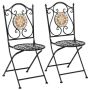 Outdoor chair set, 2 pcs, 40 × 95 × 54 cm