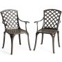 Outdoor Chair Set, 2 pcs, 20.5 × 19 × 37 inches