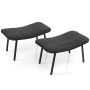 Outdoor pouf, ottoman or stool, Brown, 68.58 × 40.64 × 38.1 cm