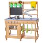Āra dubļu virtuve bērniem VEVOR AC8289, 4 rotaļu plītis, 76,2 × 32,4 × 91,4 cm
