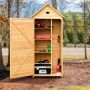 Outdoor storage unit, with 5 shelves, 70 × 160 × 45 cm