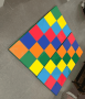 Play mat, 2-piece, multi-colored, 144 × 144 × 3.5 cm