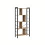 Shelf 29.1x74x154.5cm., light brown/black