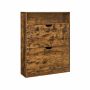 Shoe cabinet 24x80x102cm., brown