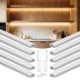 LED-профиль VEVOR U-6.6-10, 10 шт, 200 × 2 м