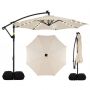 LED outdoor umbrella, 32 LED lights, Sand