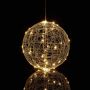 LED gaismas lode Relaxdays, Sudraba