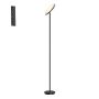 LED stāvlampa VASAGLE, 30 W, melna, 25 × 176 × 25 cm