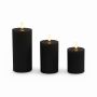 LED-свечи Relaxdays, 3 шт, 13 × 7,5 см; 15 × 7,5 см; 18 × 7,5 см