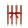 LED sveces Relaxdays, 4 gab, 25 × 2 cm