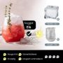 Ice maker, 27 kg/24 hrs., 4 kg capacity, 51 × 31 × 55 cm