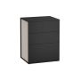 Side table 35x45x58.7cm., black