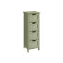 Bathroom cabinet 30x30x82cm., green