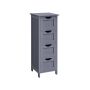 Side cabinet with 4 drawers LHC040G01