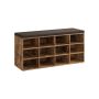 Hallway bench 30.3x104x48cm., brown