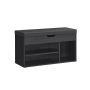 Hallway bench 30x80x44cm., black