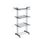 Clothes dryer 64x126x172cm., silver/dark gray