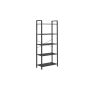 Shelf 30x66x153cm., black