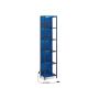 Shelf with lighting 30.3x40x178.6cm., black