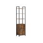 Shelf 24x40x159.5cm., brown/black