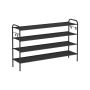 Apavu plaukts 28x114x70cm, melns