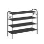 Apavu plaukts 28x85x70cm, melns