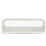 Bed guard, size M, 3 height levels, Grey/white, 180 × 36 × 60 cm