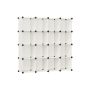 Set of 12 shoe boxes 30x30x30cm, cream color