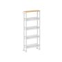 Kitchen shelf 13x45.4x99.6cm., white/light brown
