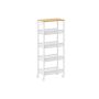 Kitchen shelf 22x45.4x99.6cm., white/light brown