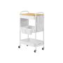 Kitchen shelf 30.6x44.3x74.2cm., white/light brown
