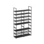 Apavu plaukts 29,5x86,9x157,6 cm, melns