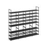 Apavu plaukts 29,5x171,1x157,6 cm, melns