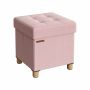 Pouf 38x38x40cm., pink