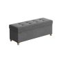 Pouf 38x110x40cm., gray/light brown