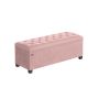 Hallway bench 40x110x40cm., pink