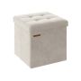 Hallway bench 38x38x38cm., white