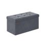 Hallway bench 38x76x38cm., gray