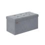 Hallway bench 38x76x38cm., light gray