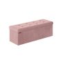 Pouf with storage space 38x110x38cm., pink