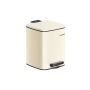 Trash can 6L, beige