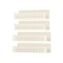 SONGMICS Magnetic Spice Rack Set, 4-Piece, White