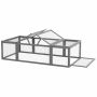 Small animal cage PawHut 180x90x48cm., gray