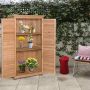 Wooden garden shed, 3 rooms, spruce wood, waterproof
