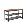 Shoe bench, brown