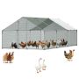 Metāla vistu aploks VEVOR JD362, 3 × 6 × 2 m