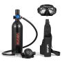 Mini niršanas balons VEVOR S400PLUS-1, 1 l, Ø89 × 285 mm
