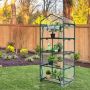 Mini greenhouse, 4-tier shelves, 70 × 49 × 159 cm