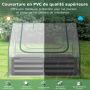 Mini greenhouse Promotion GT4084WH, with integrated bed, 127 × 95 × 93 cm